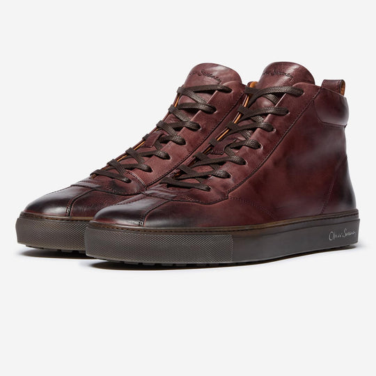 StrideUp Defeza Burgundy Men’s Trainers