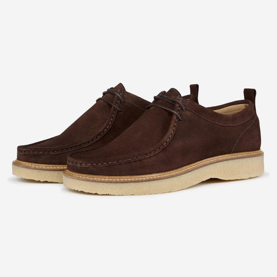 StrideUp Marana Chocolate Suede Men's Derby Shoes