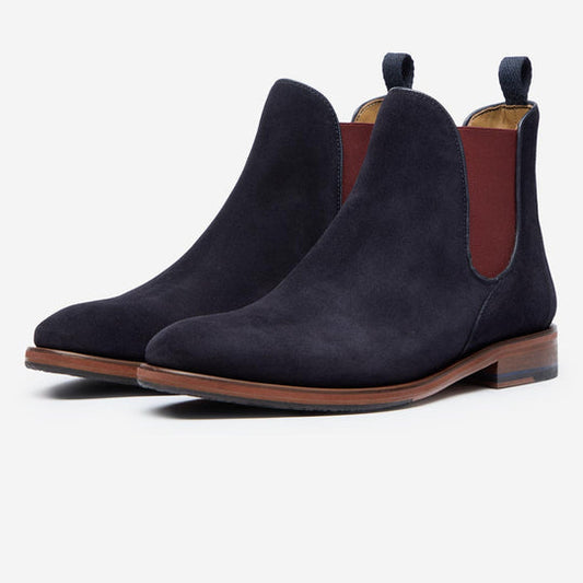 StrideUp Andante Navy Men's Chelsea Boots