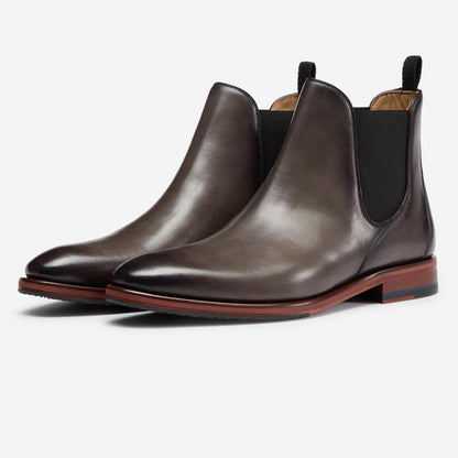 StrideUp Andante Dark Grey Men's Chelsea Boots