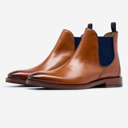 StrideUp Andante Tan Men's Chelsea Boots