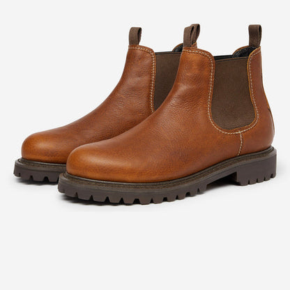 StrideUp Blythborough Dark Tan Men's Chelsea Boots