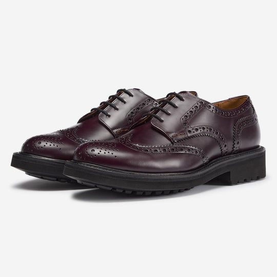 StrideUp Coddenham Burgundy Men's Derby Shoes