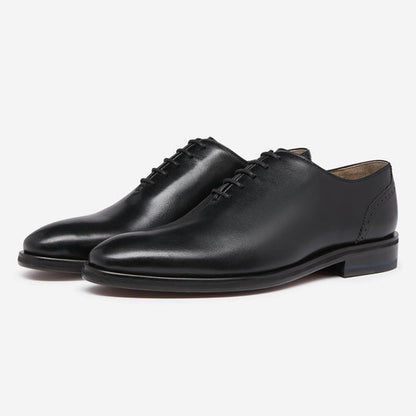 StrideUp Cropwell Black Men's Oxford Shoes