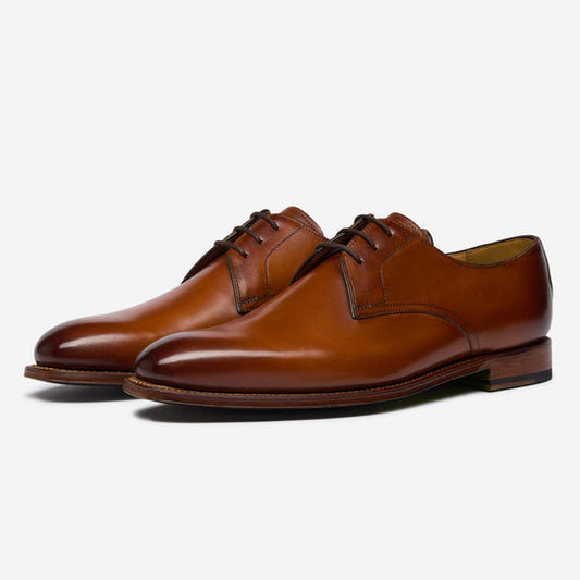 StrideUp Eastington Tan Men's Derby Shoes