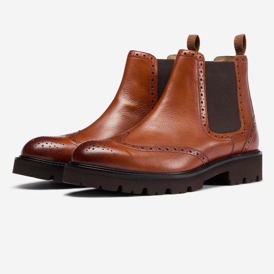 StrideUp Harby Tan Men's Chelsea Boots