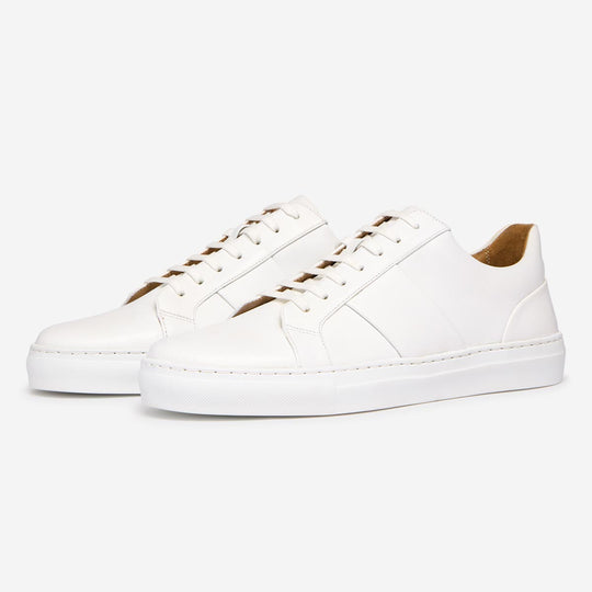 StrideUp Kendal White Men’s Trainers