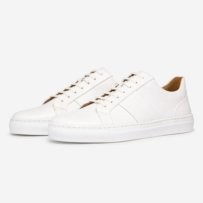 StrideUp Kendal White Men’s Trainers