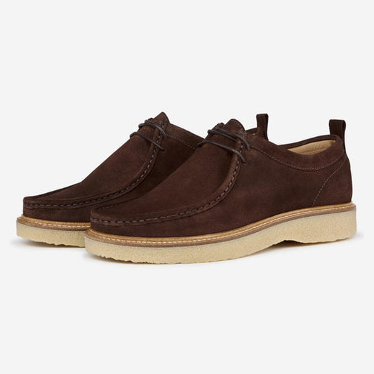 StrideUp Marana Chocolate Suede Men's Derby Shoes
