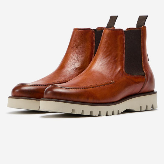 StrideUp Monsaraz Tan Men's Chelsea Boots