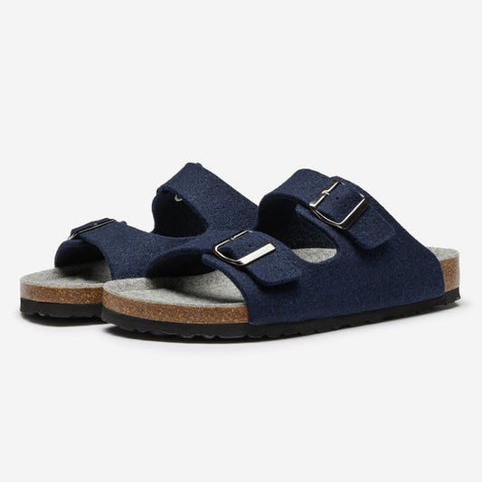 StrideUp Ronda Navy Men's Slip-on Shoes