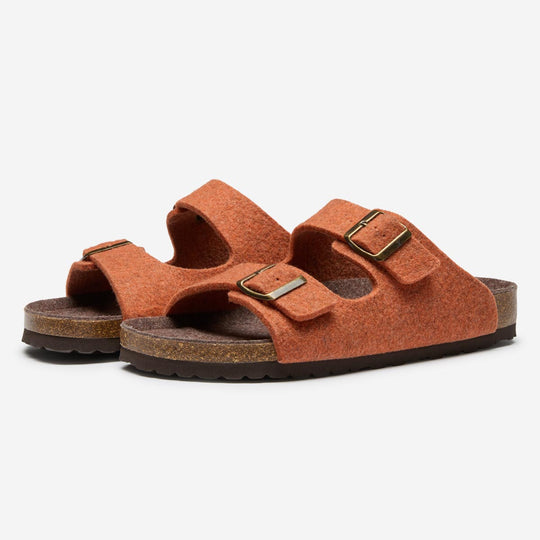 StrideUp Ronda Orange Men's Slip-on Shoes