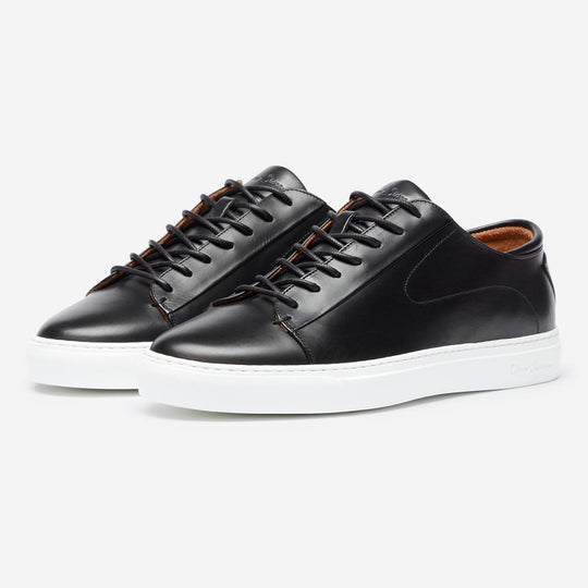 StrideUp Sirolo Black Men’s Trainers
