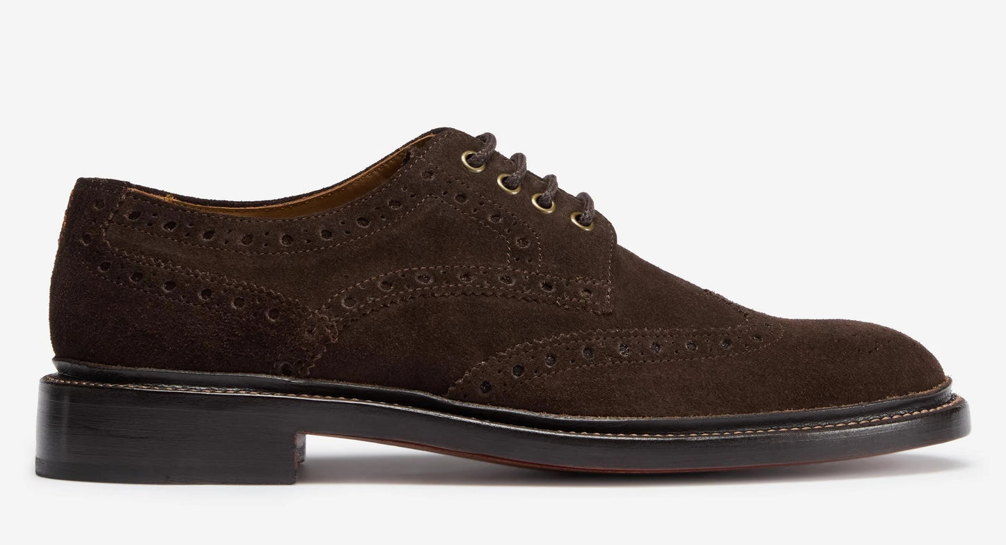 Saunders Chocolate Suede
